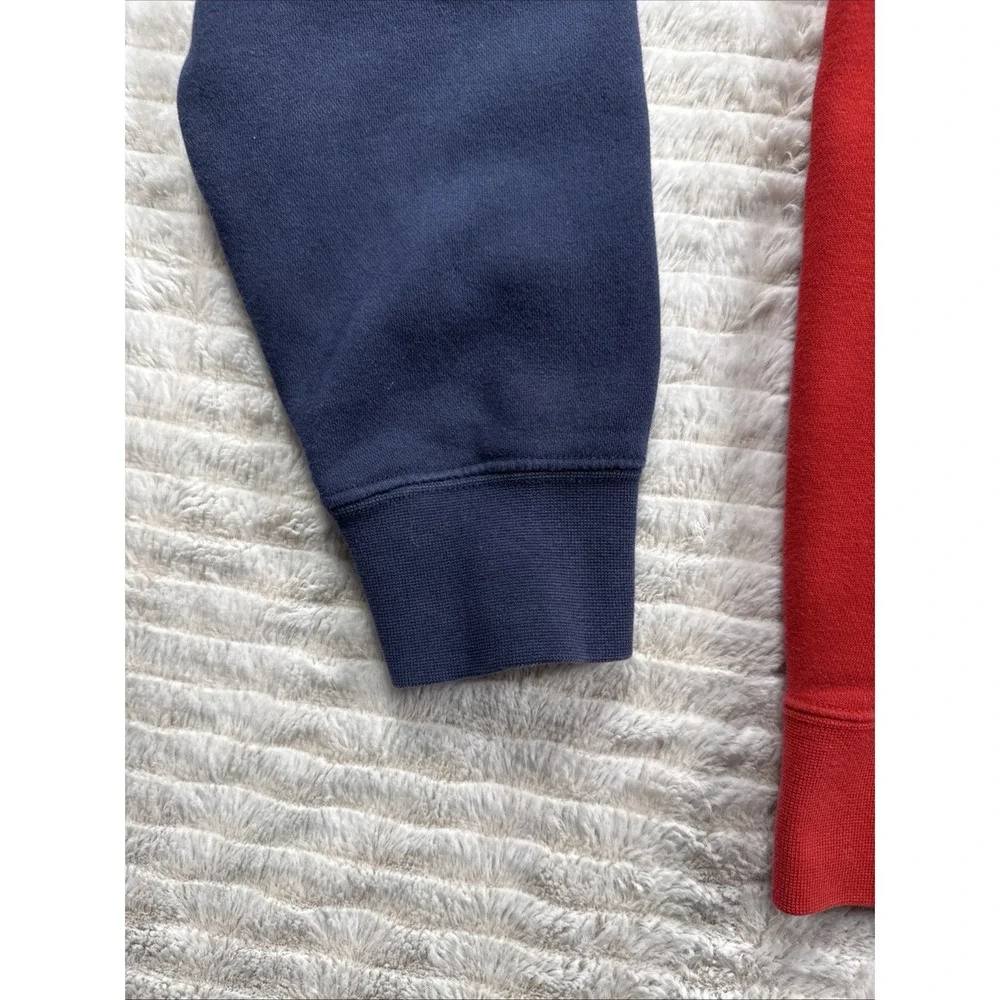 Nike Sportswear Swoosh Full Zip Hoodie Mens XL Red Blue White Nice Warm Comfy
